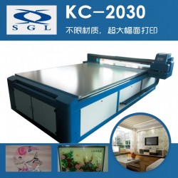 用于玻璃、瓷磚、木板、金屬UV打印機KC2030