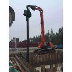 日立490打樁臂，打樁機(jī)打樁臂改裝定制廠家 打拔鋼板樁護(hù)筒裝