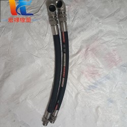 耐高溫高壓鋼絲編織蒸汽膠管 三元乙丙橡膠材質(zhì) 宏祿廠家